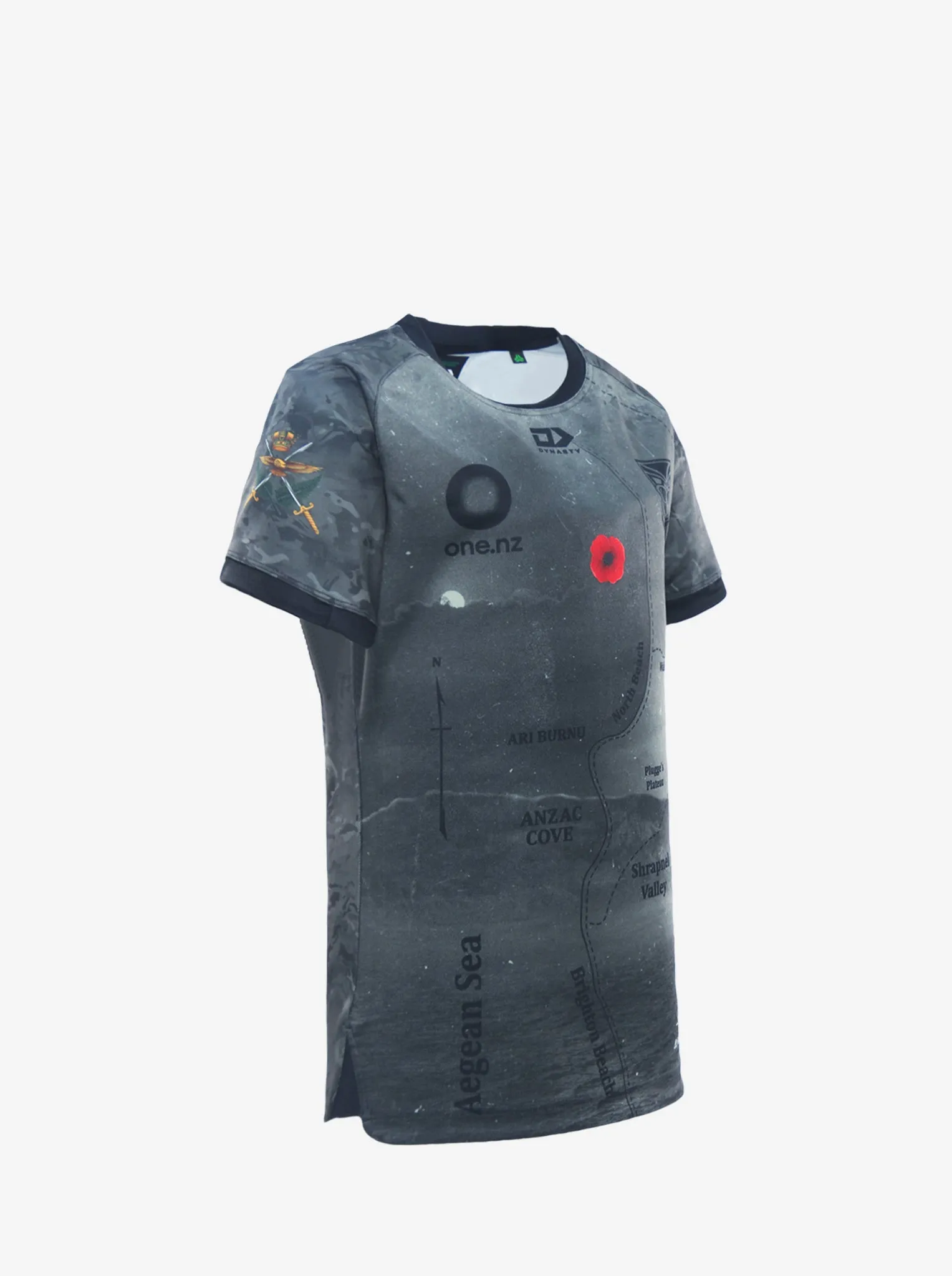 lifestyle venue OdorResistant Blend 2025 New Zealand Warriors ANZAC Round Warm Up Tee Youth