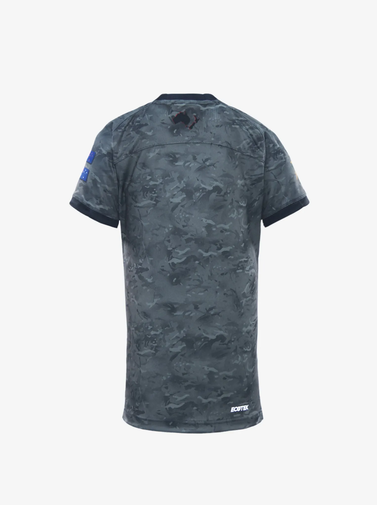 2025 New Zealand Warriors ANZAC Round Warm Up Tee Youth Raglan Sleeve Design Seamless Construction Technology