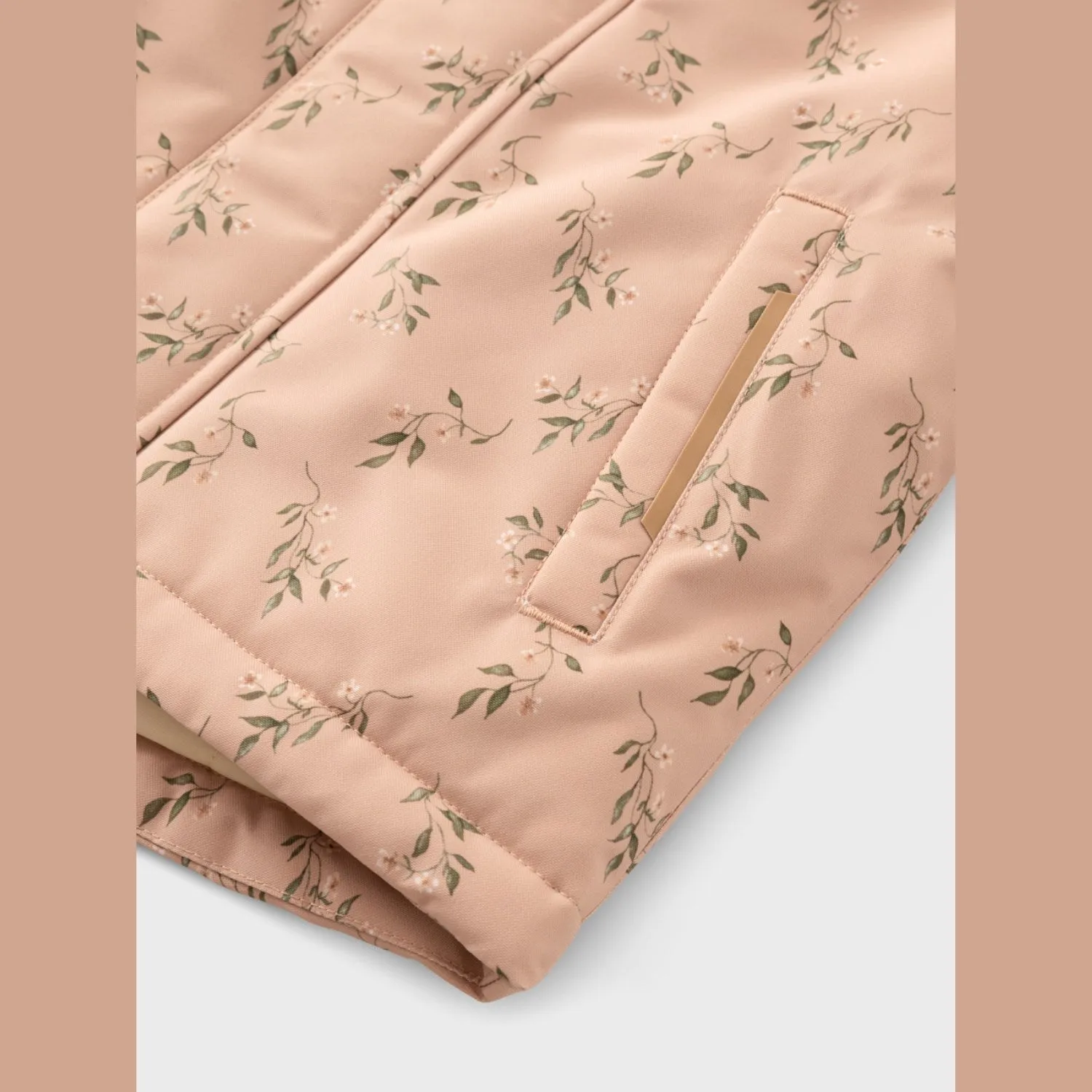 Lil'Atelier Rugby Tan Lasnow10 Jacket AOP 1Fo Stretchy