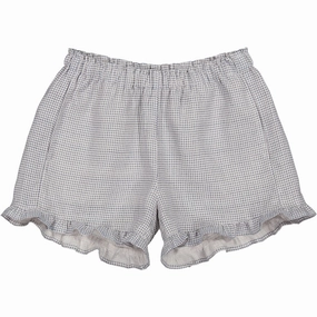 MarMar Linen Mini Check Pala Frill Shorts Snowboarding Gear