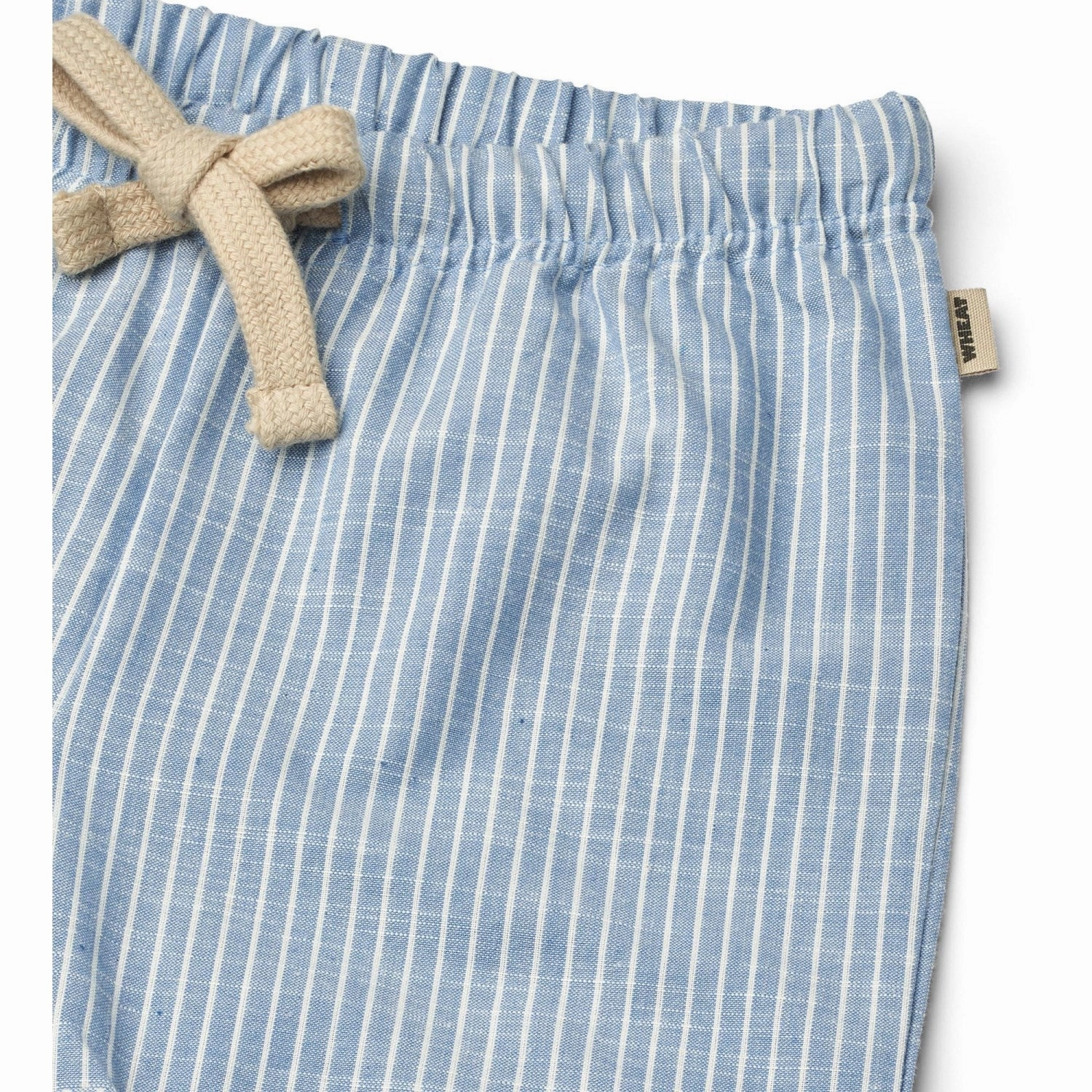 Wedges Fitness Look Wheat Blue Stripe Shorts Milton