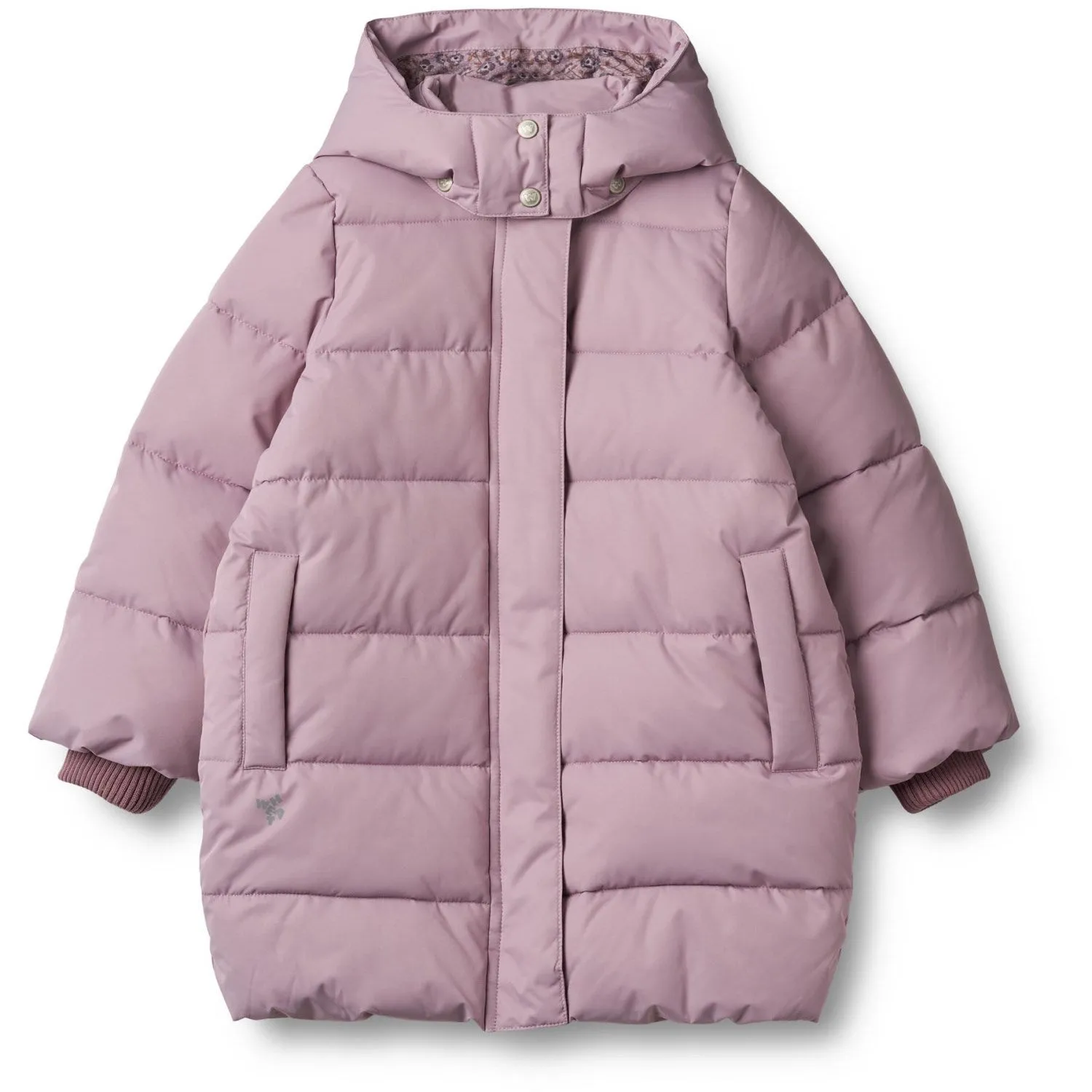 Wheat Soft Lilac Puffer Coat Yrsa Baby-Shower Velvet-Sleeve