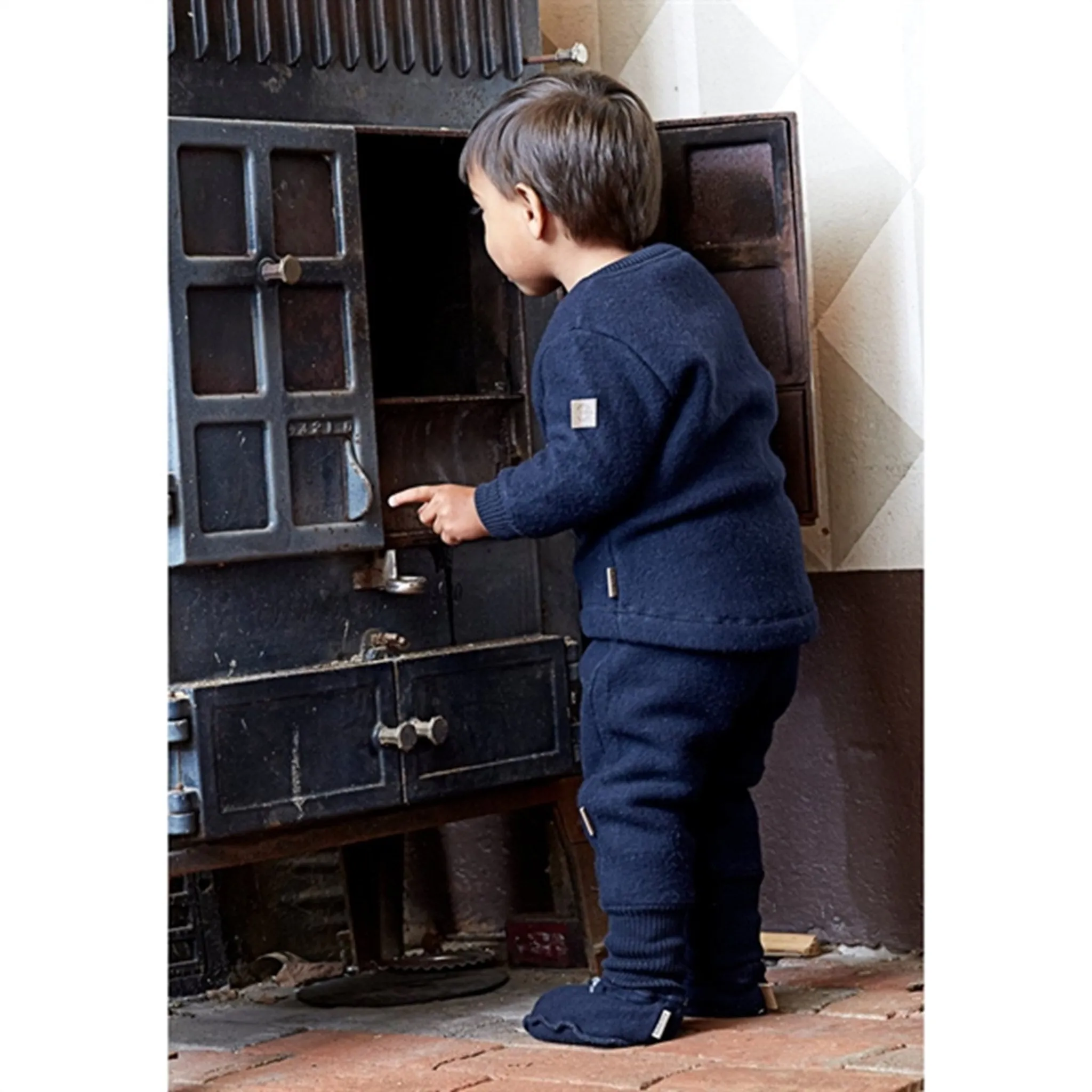 Street Function Snow Park Mikk-Line Wool Jacket Blue Nights