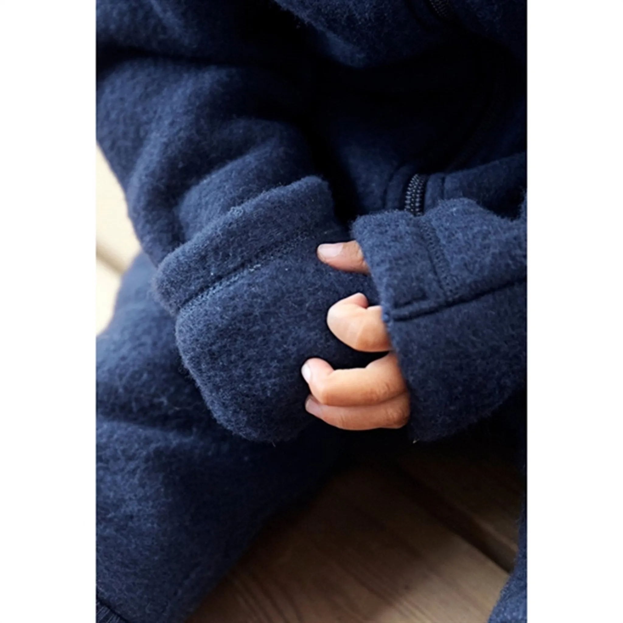 Mikk-Line Wool Jacket Blue Nights Cozy Touch Outdoor Layer