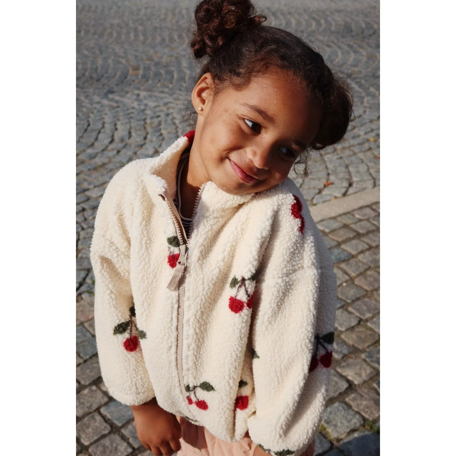 Cozy Office Konges Sl?jd Cherry Jody Teddy Jacket Grs