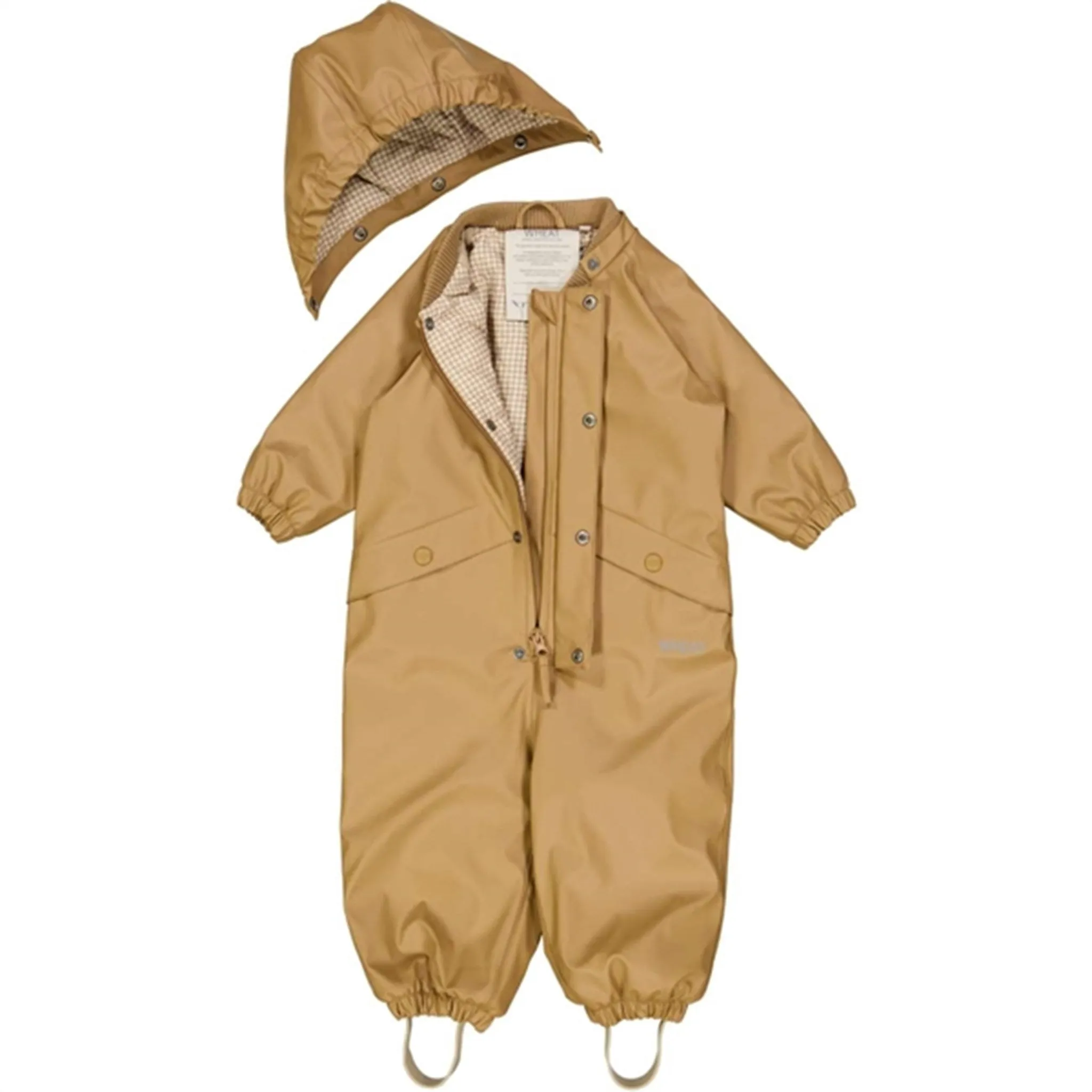 Wheat Rainsuit Aiko Thermo Cappuccino Weather Gear Storm Side