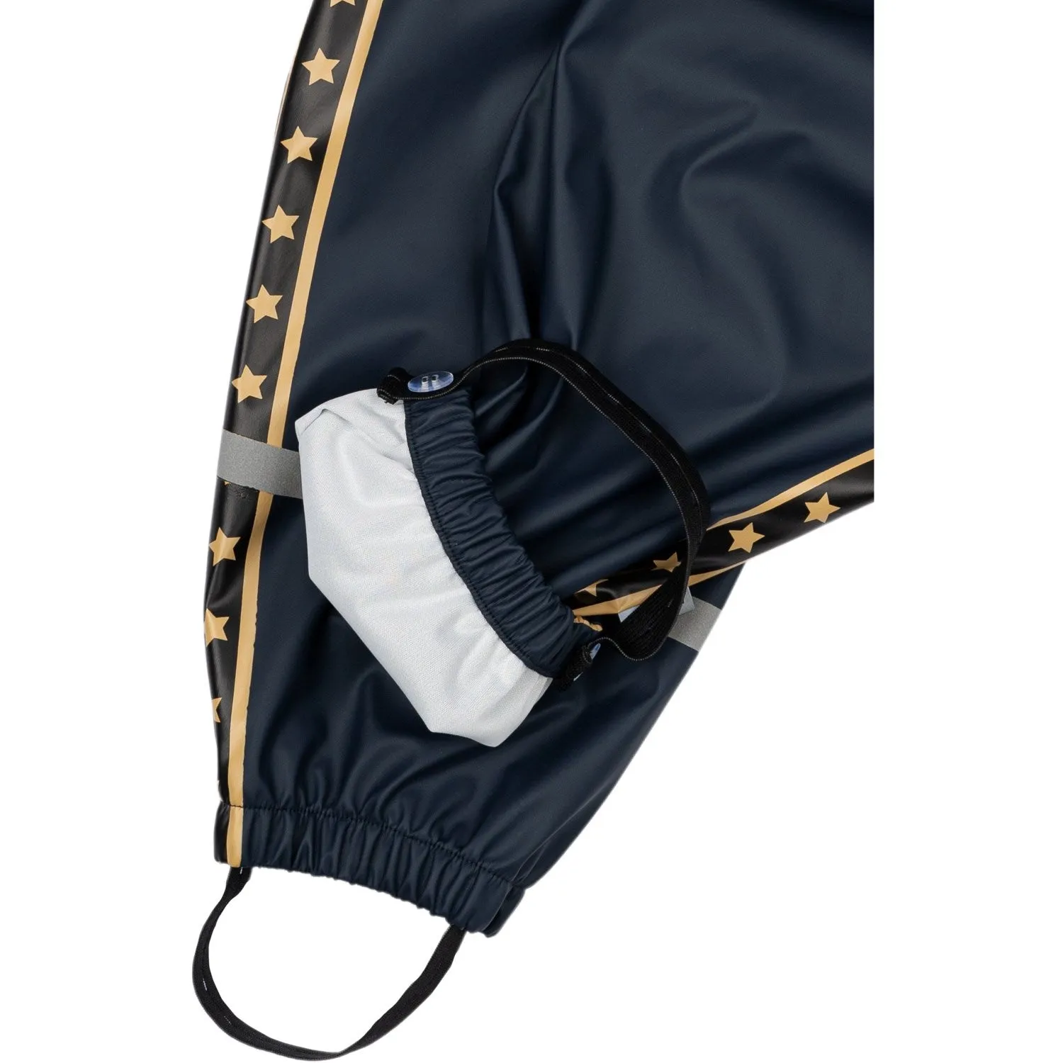 Mikk-Line Blue Nights Police Suspenders Rain Set Travel Layer