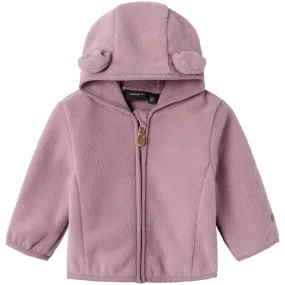 Name It Grape Shake Meeko Fleece Jacket Wander Ready