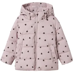 Warm Weather Wear Mountain Ready Name It Violet Ice Nmfmonday Puffer Jacket