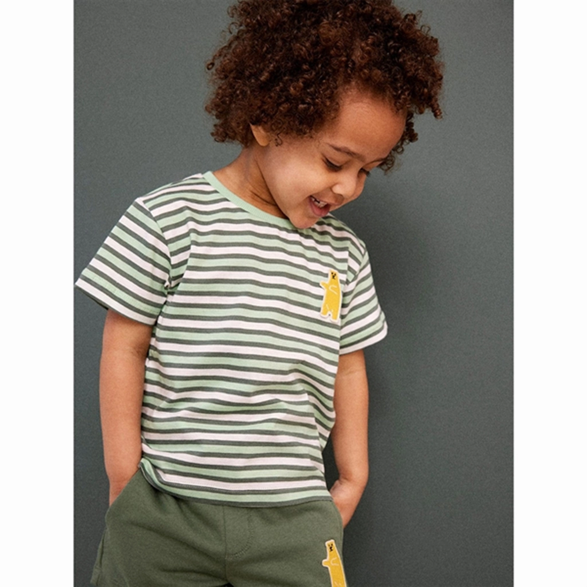 Bohemian style Name it Duck Green Dik Sweat Shorts