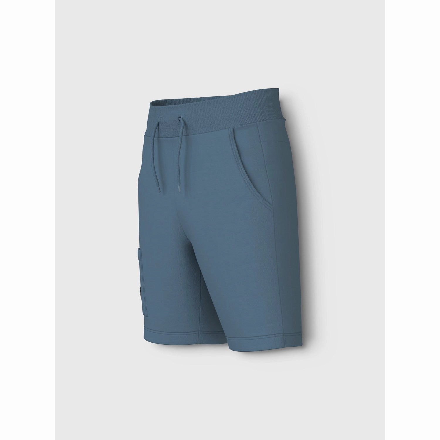 Name It Provincial Blue Vivasse Long Sweat Shorts Sweat Wicking Fabric Flexible Movement Cut