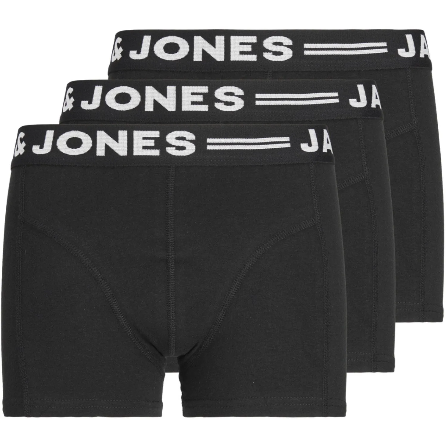 Comfort Technology Everyday Essential Jack & Jones Junior Black Sense Boxershort 3-pack Noos