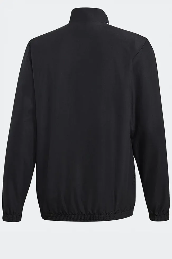 Adidas 3-STRIPES WOVEN CUFFED TRACK SUIT Faux Leather Reinforced Knee Panels