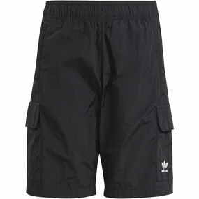 adidas Originals Black Cargo Shorts Multi Panel Construction