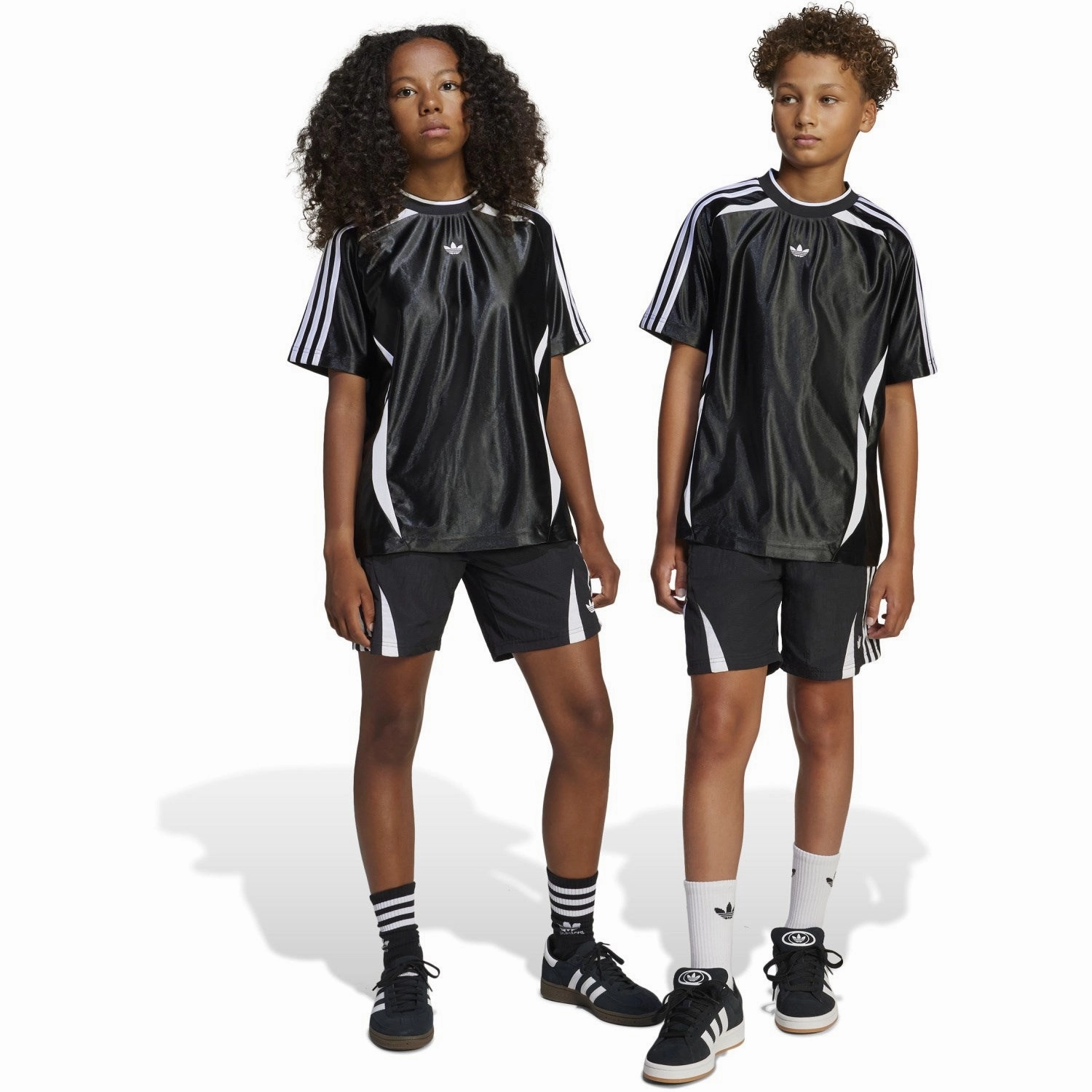 adidas Originals Black Woven Shorts Roll Resistant Waist