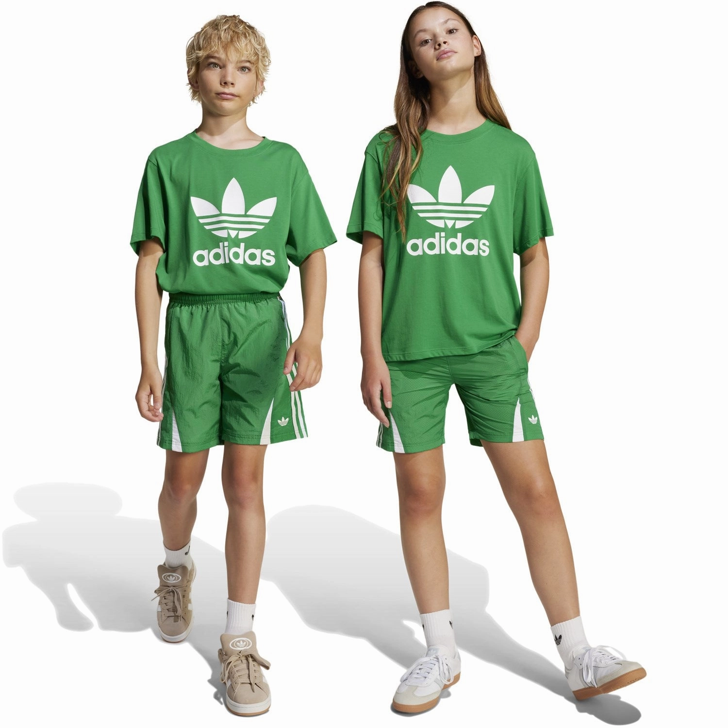 adidas Originals Green Woven Shorts Trendy Style slim fit