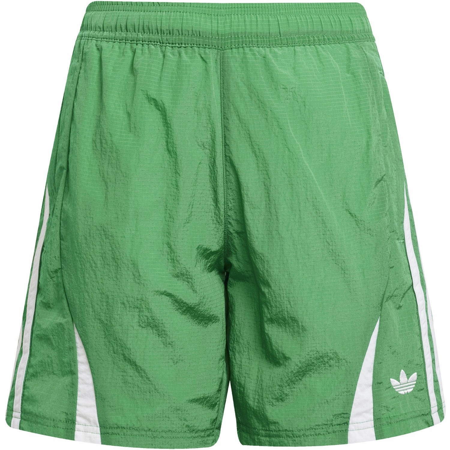 adidas Originals Green Woven Shorts Microfiber Blend Fabric