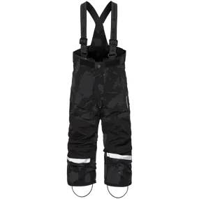 Distressed finish High Rise Design Didriksons Idre Island Print Ref Ski Pants