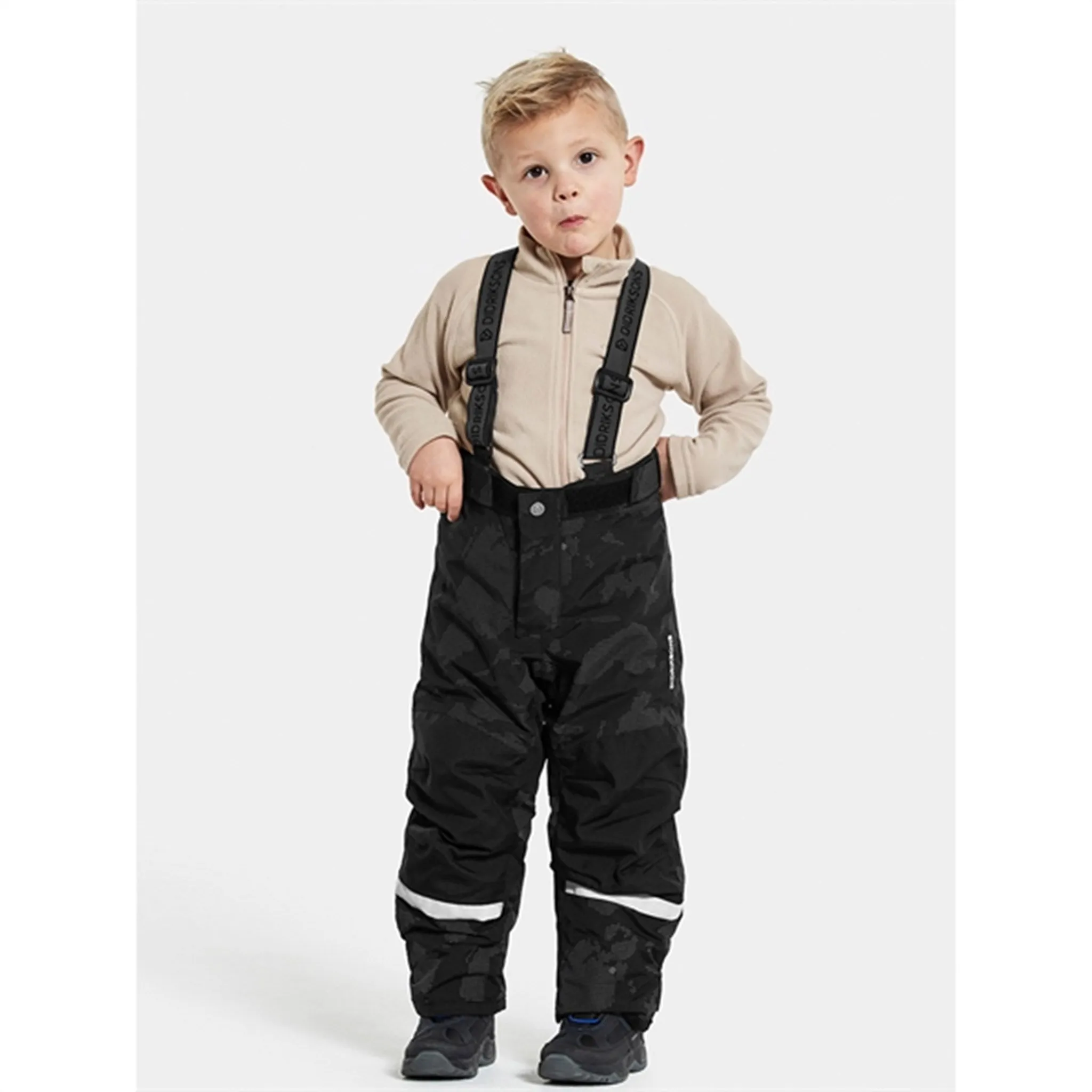 Didriksons Idre Island Print Ref Ski Pants Active Wear Relaxed Fit Design