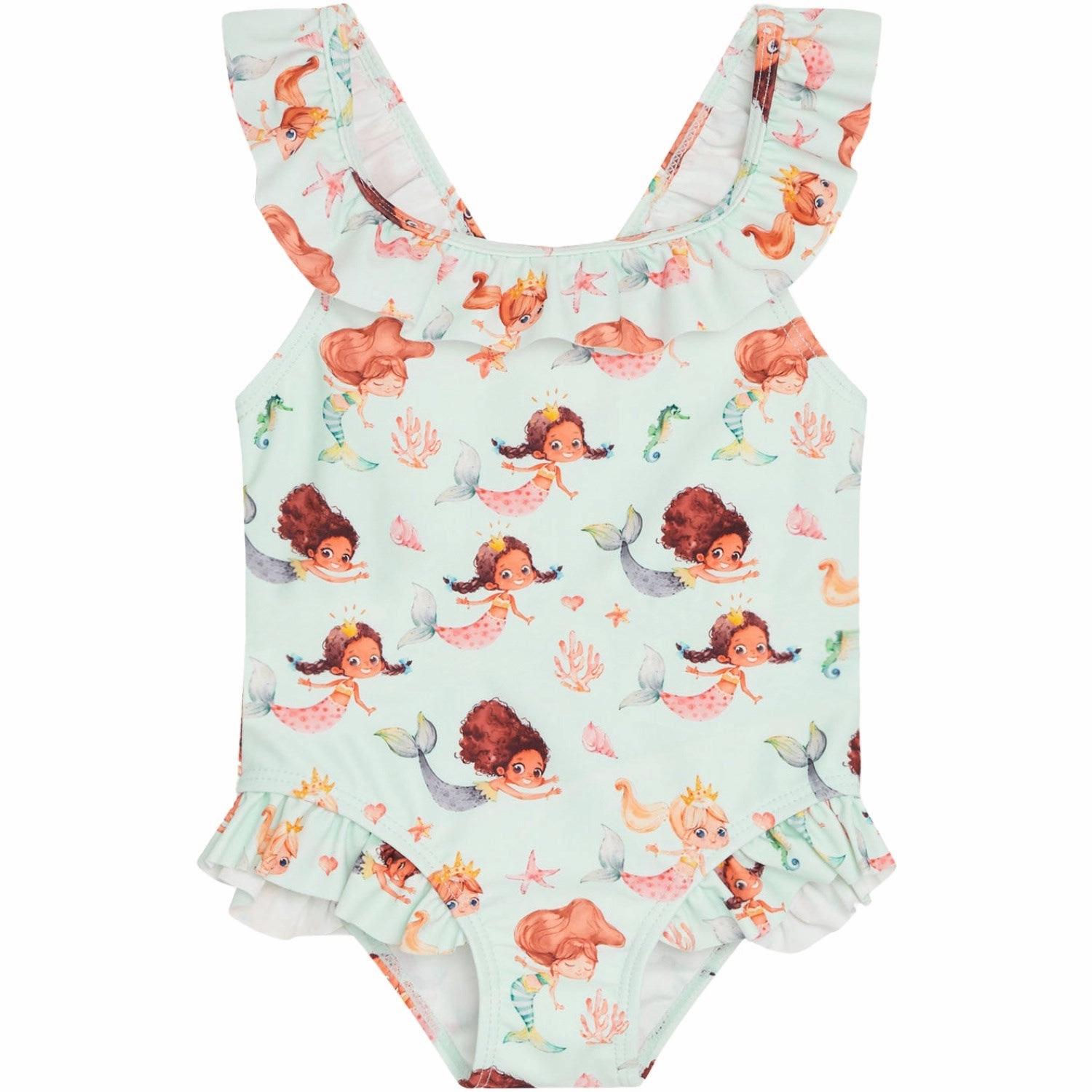 Hust & Claire Wan Blue Madiken Bathing suit Tension Dispersing Design Bonded Edge Detailing