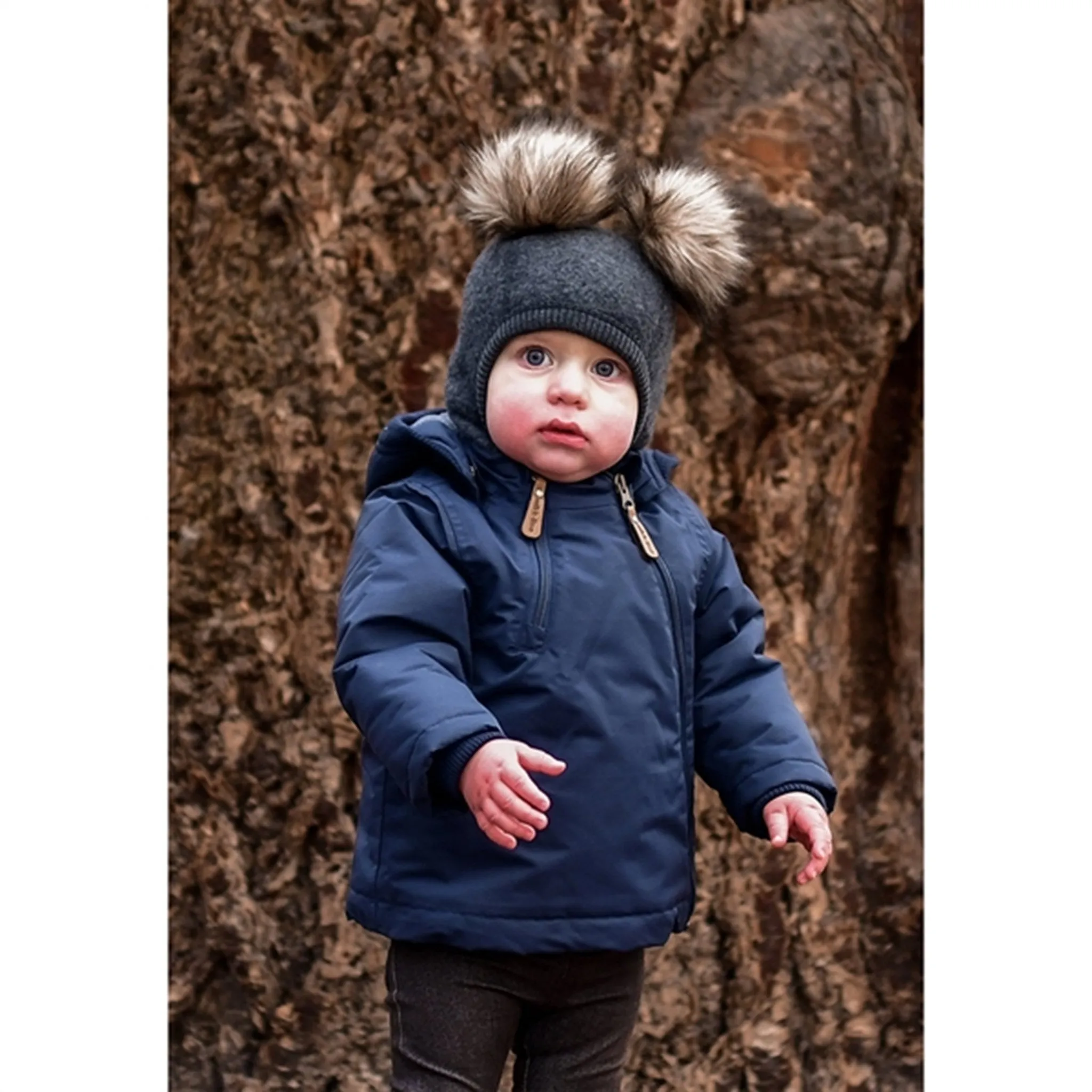 Mikk-Line Nylon Baby Jacket Blue Nights car