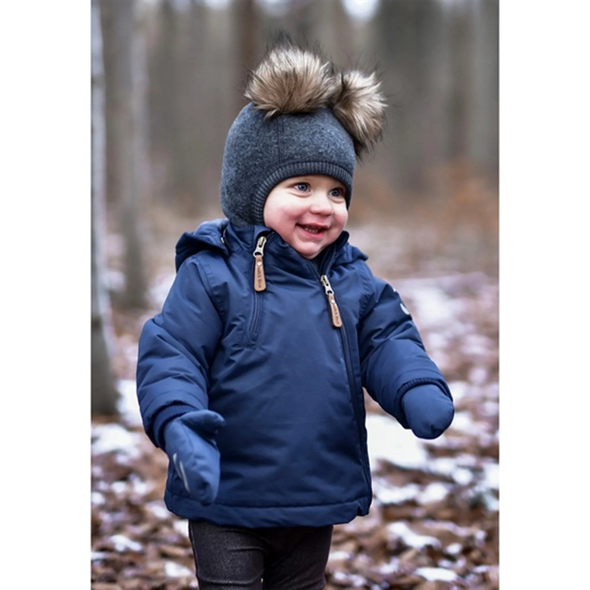 MultiPocket Design Mikk-Line Nylon Baby Jacket Blue Nights