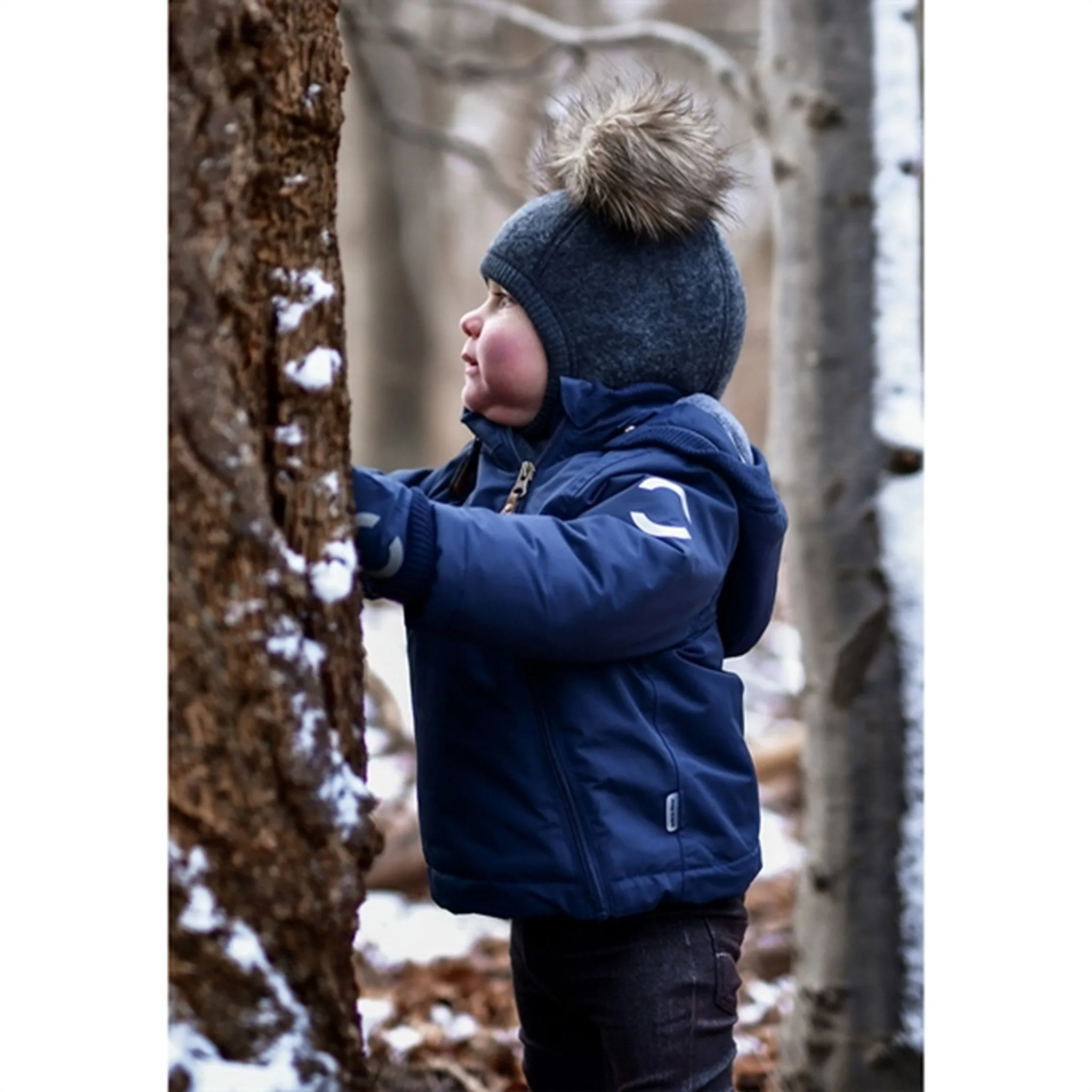 thermal Mikk-Line Nylon Baby Jacket Blue Nights