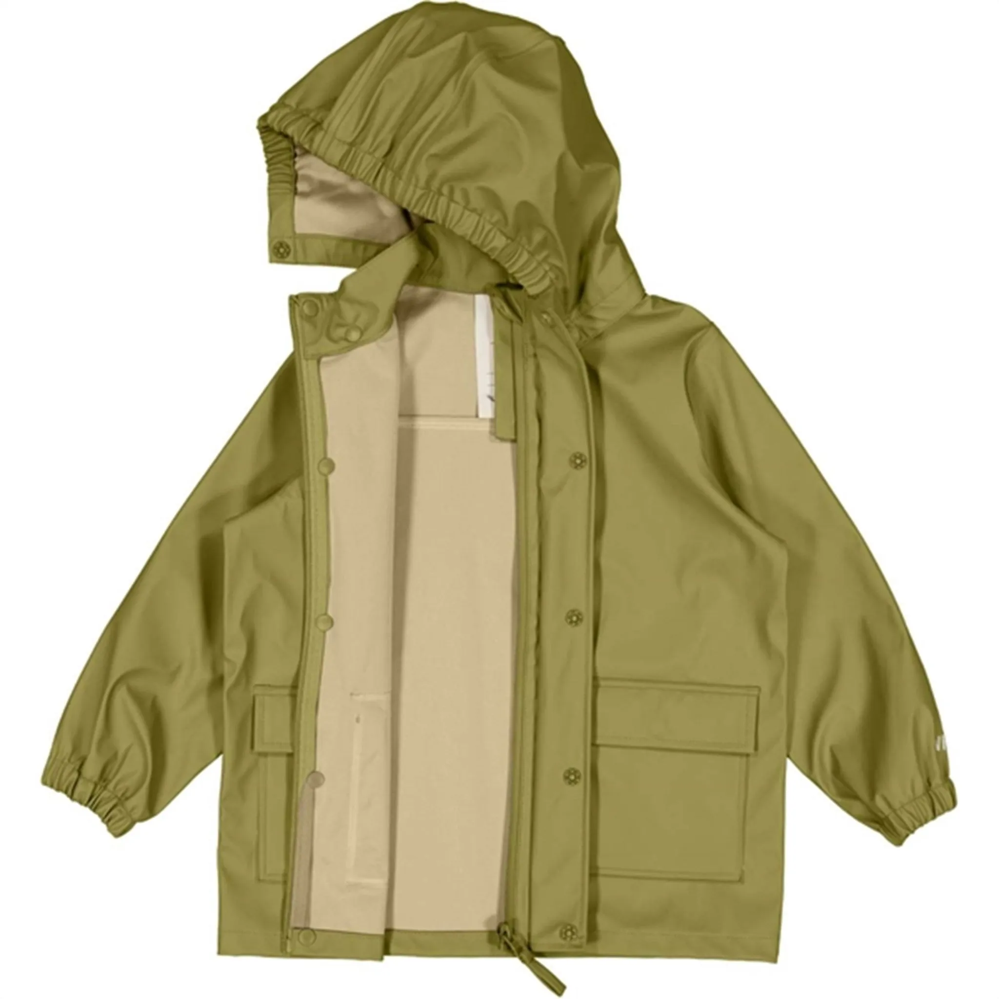 Cold Day Outfit Elastic cuffs Wheat Rainwear Set Ola Heather Green
