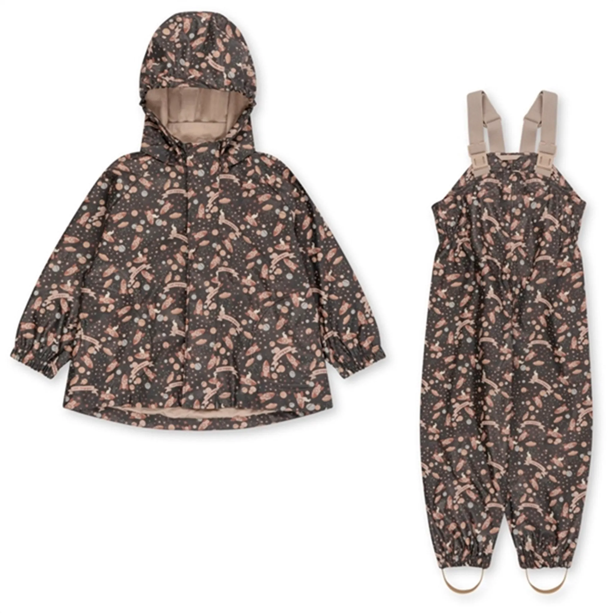 Konges Sl?jd Rainy Palme Rain Set Ciel Magique Outdoor Work Gear Weather Layer