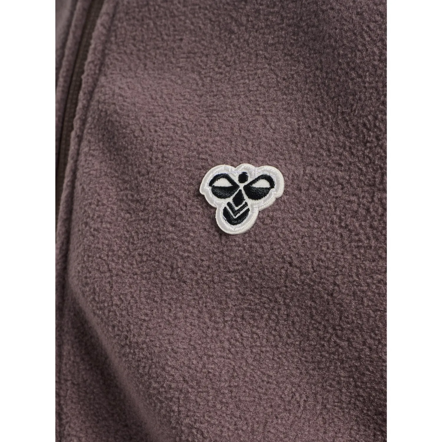 Hummel Peppercorn Fleece Zip Jacket Bee Non Irritating Seams Cold Proof