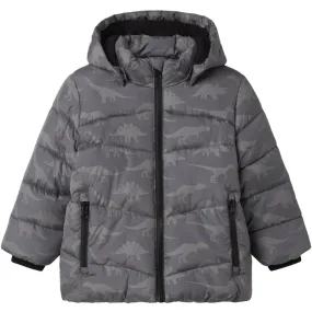 Name It Poppy Seed Nmmmosan Puffer Jacket Ref1 Lightweight Waterproof rehearsal