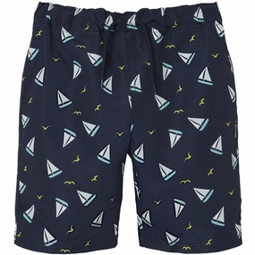 tropical print Anti Sag Reinforced Stitching Name it Dark Sapphire Boat Zorro Swim Shorts