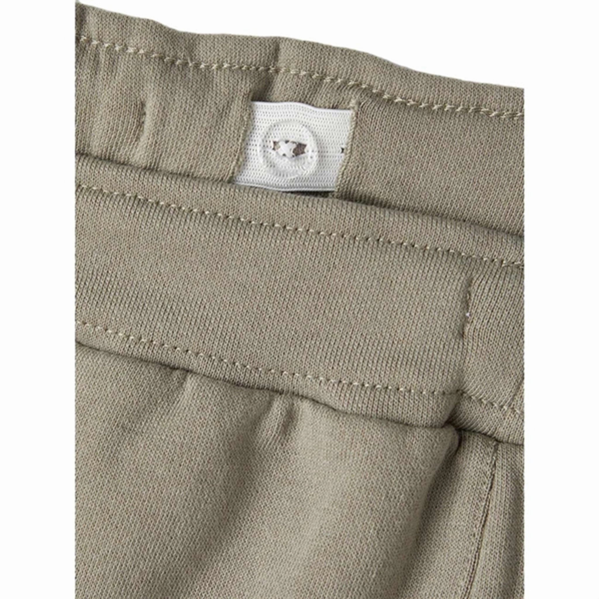 Name it Dried Sage Hagnus Loose Sweat Shorts Zipper pockets