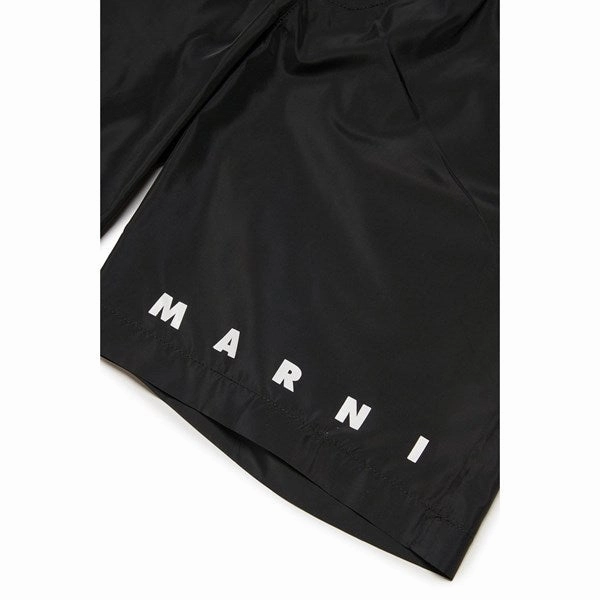 quick dry Sunset Views Marni Black Swim Trunks