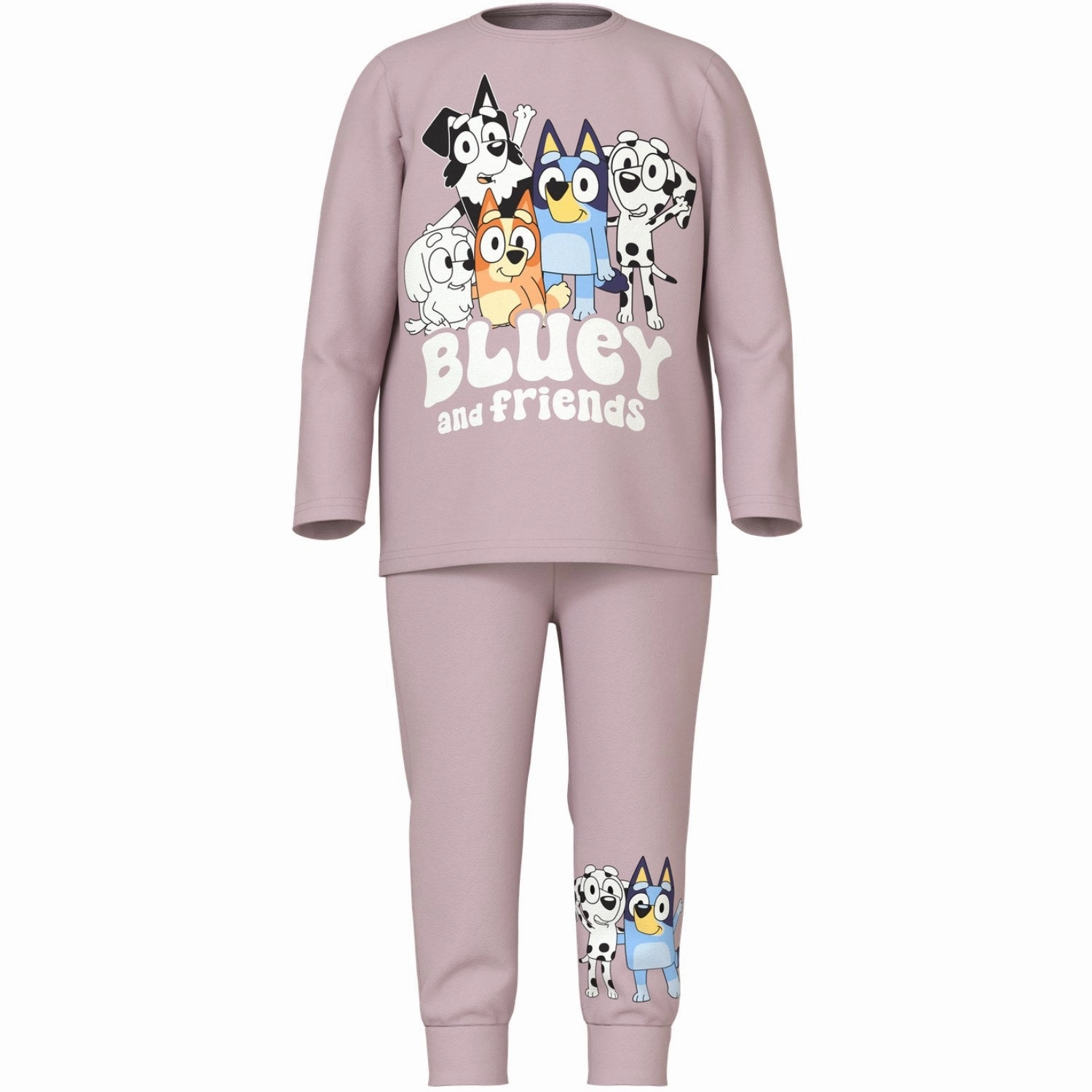 Comfort Fit AllDay Comfort Name It Burnished Lilac Nmnamu Bluey Ls Nightset Sky