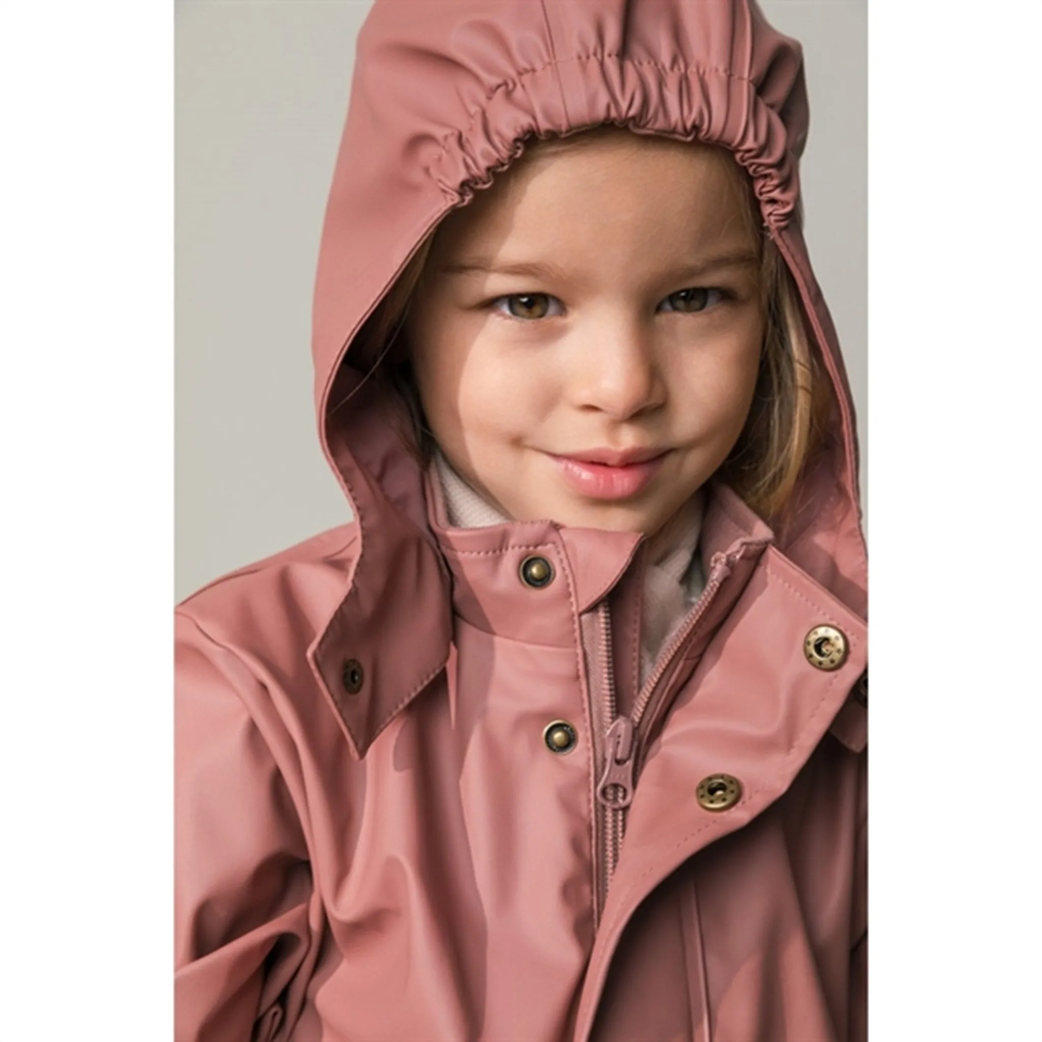 Rain Proof Subtle Texture MarMar Osmund Rainwear Set Rose Parfait