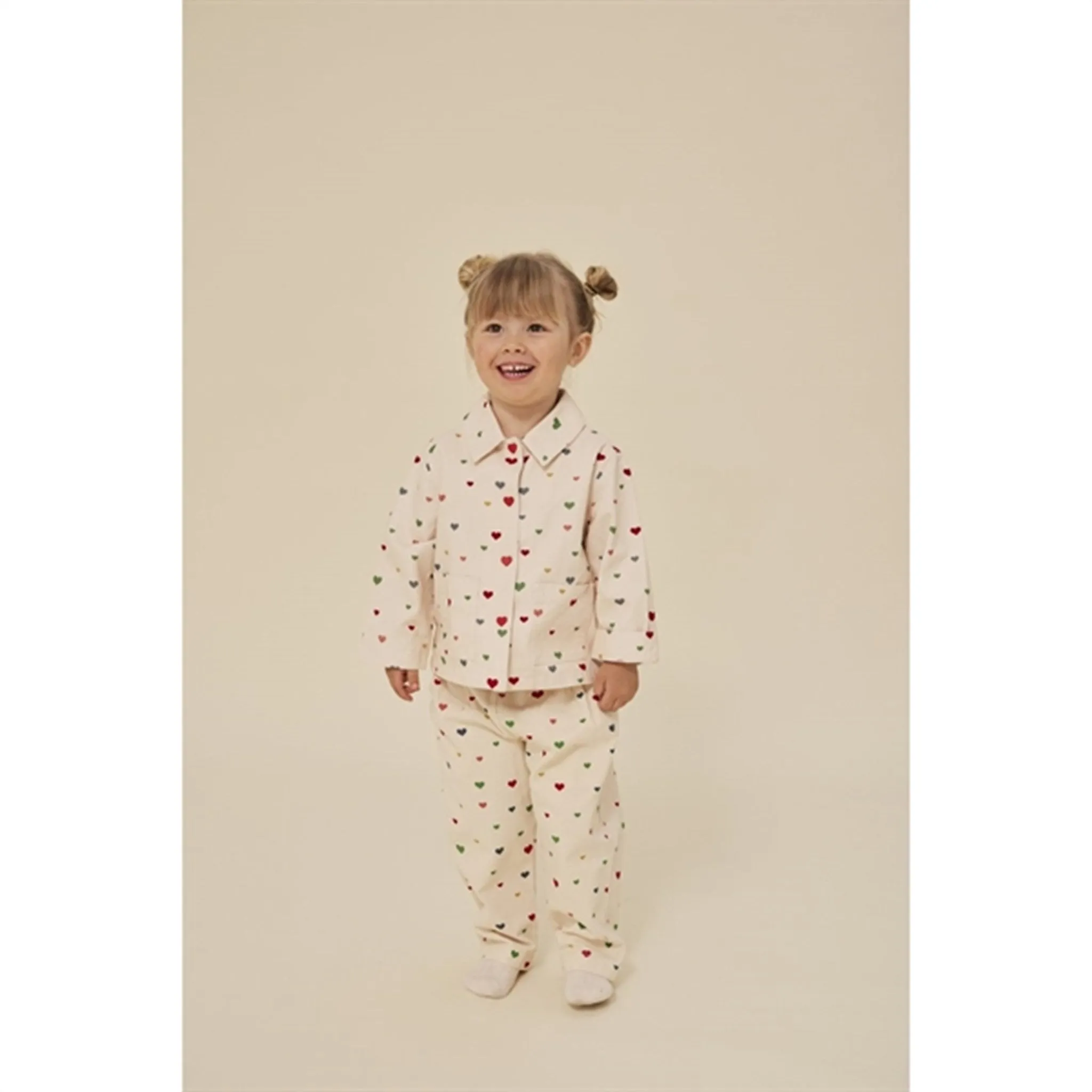 Generosity Konges Sl?jd Multi Heart Blush Fen Shirt Jacket