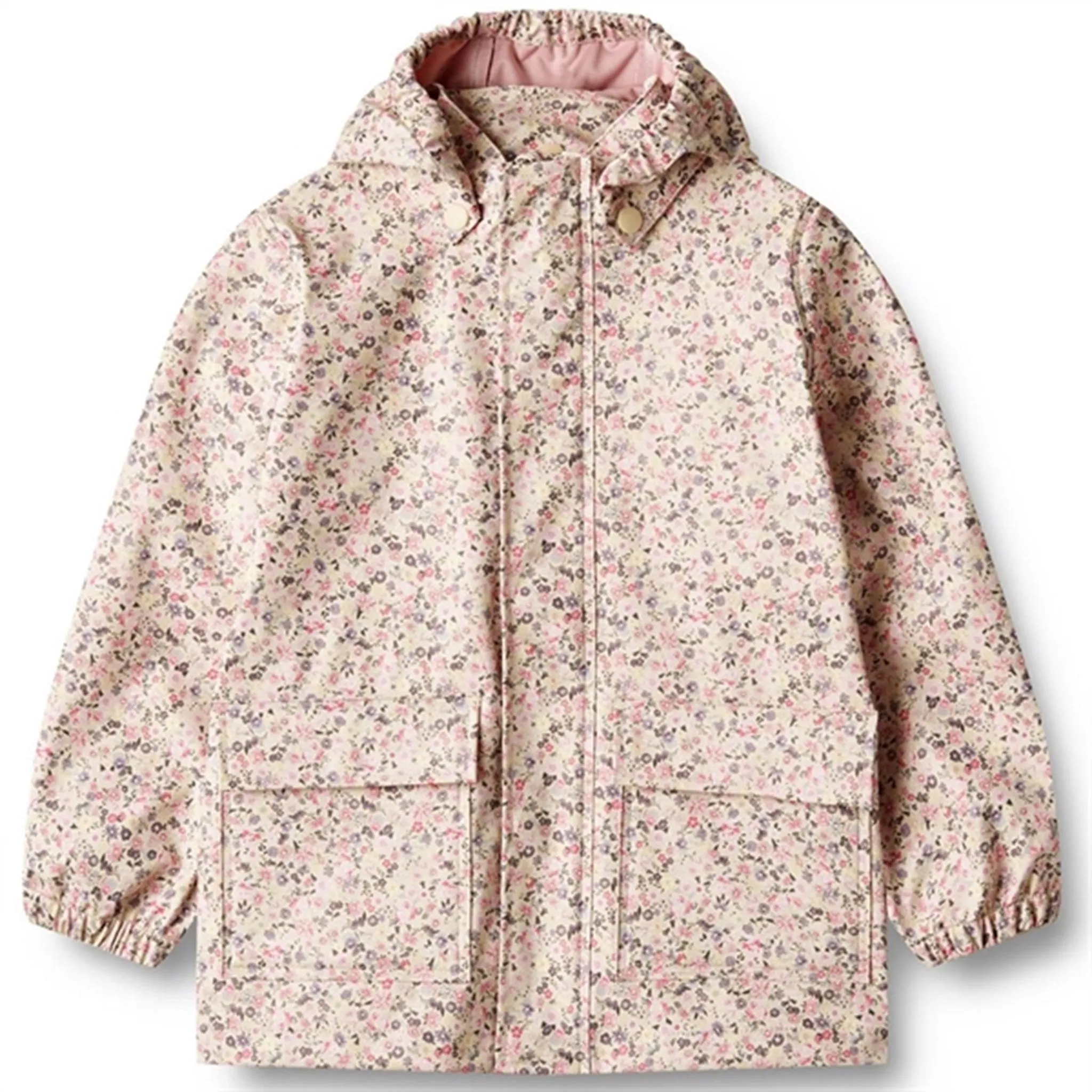 Wheat Rain Jacket Ola Clam Multi Flowers Light Outerwear