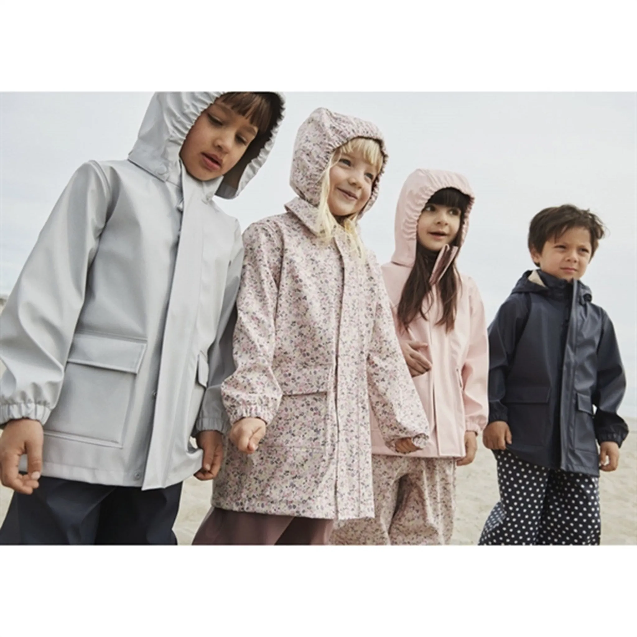 Wheat Rain Jacket Ola Clam Multi Flowers Storm Utility