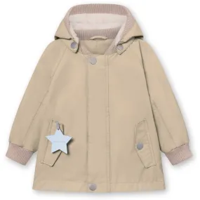 Smooth Finish Mini A ture Sesame Wally Fleece Lined Spring Jacket. GRS