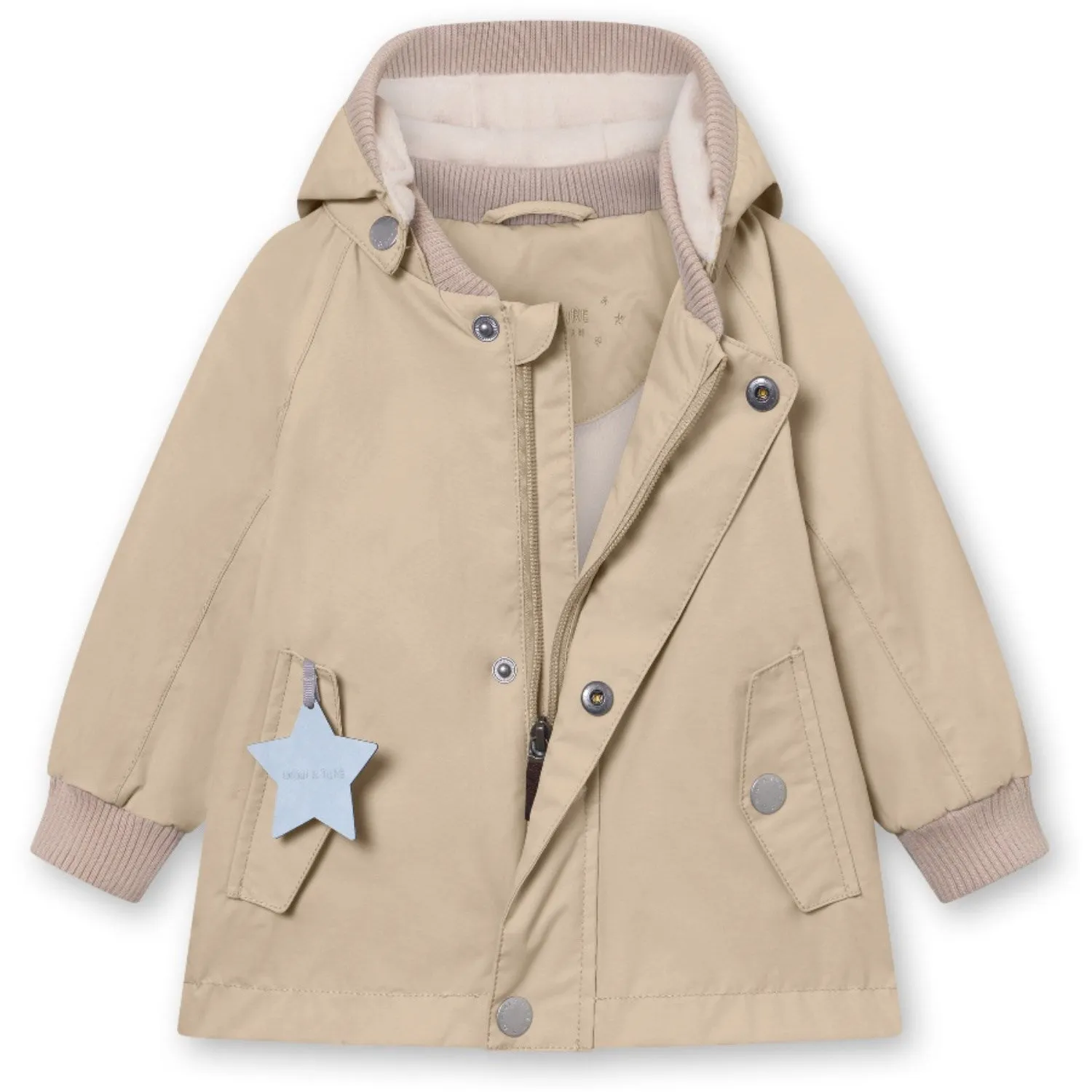 Mini A ture Sesame Wally Fleece Lined Spring Jacket. GRS Stretchable Panels