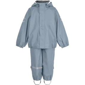 Street Comfort Outdoor Look Mikk-Line Rainwear Set Faded Denim