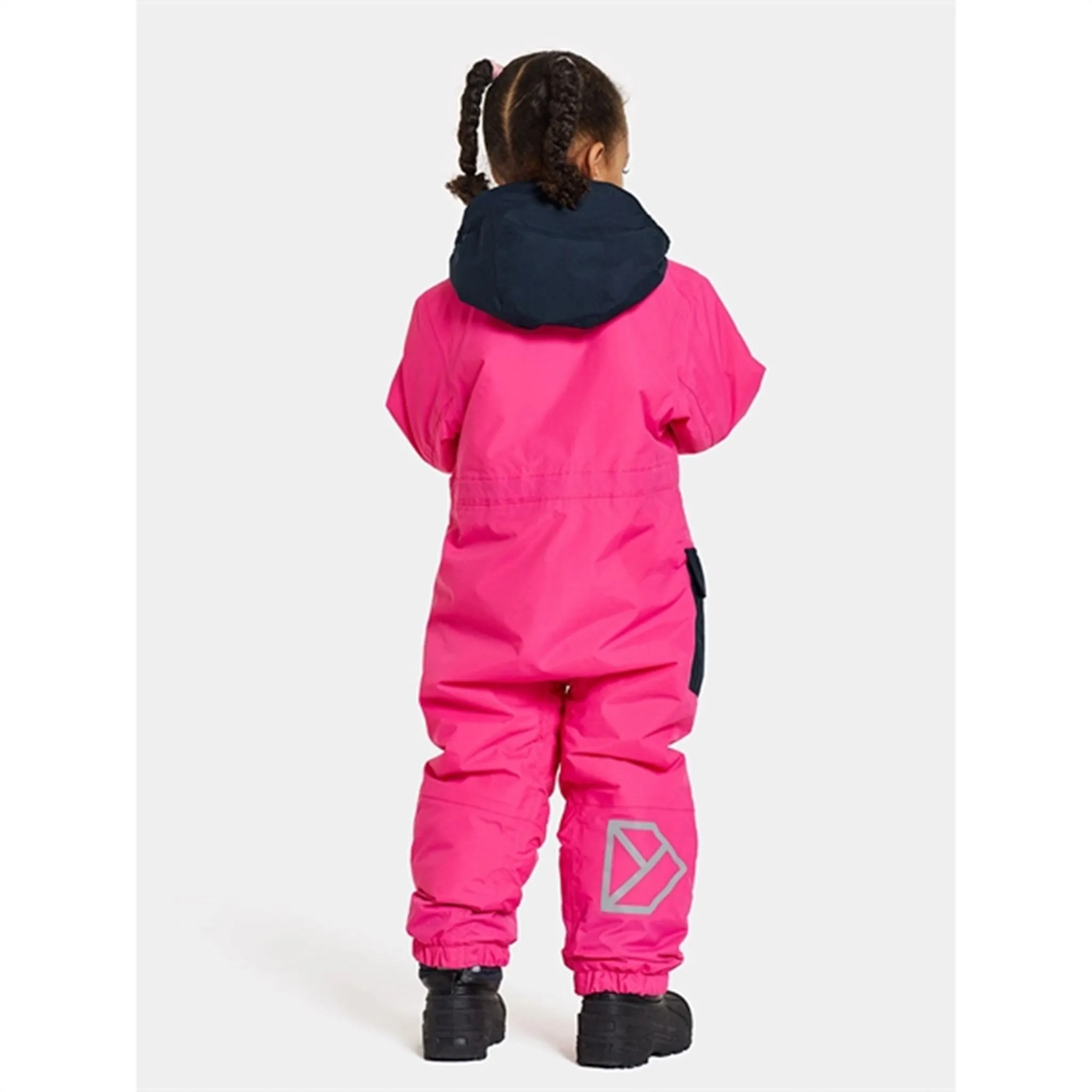 Flap-Detail Didriksons True Pink Rio Kids Cover 2 Coverall