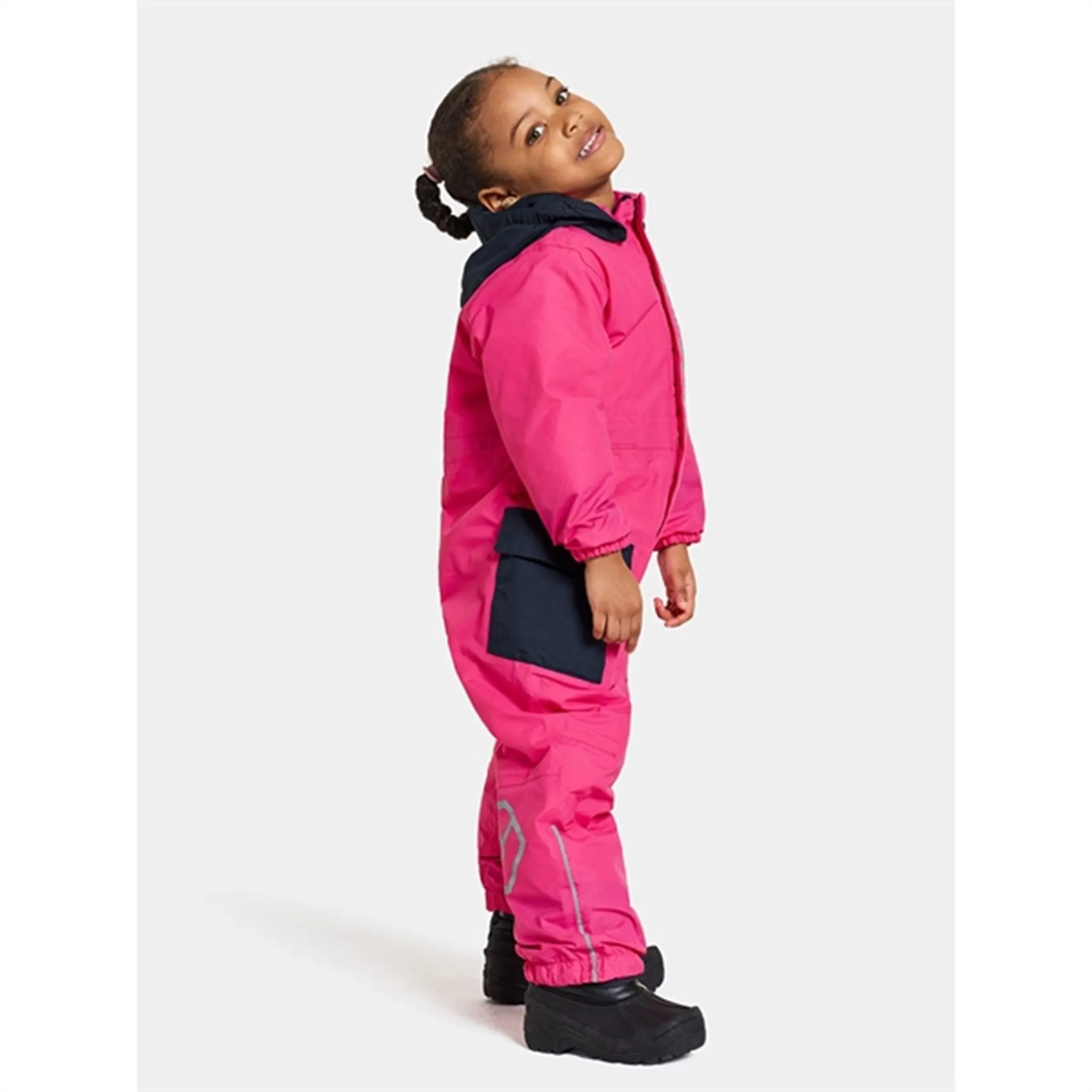 Breathable Didriksons True Pink Rio Kids Cover 2 Coverall