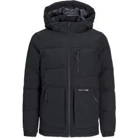 Machine-washable Jack & Jones Junior Black Eotto Puffer Jacket