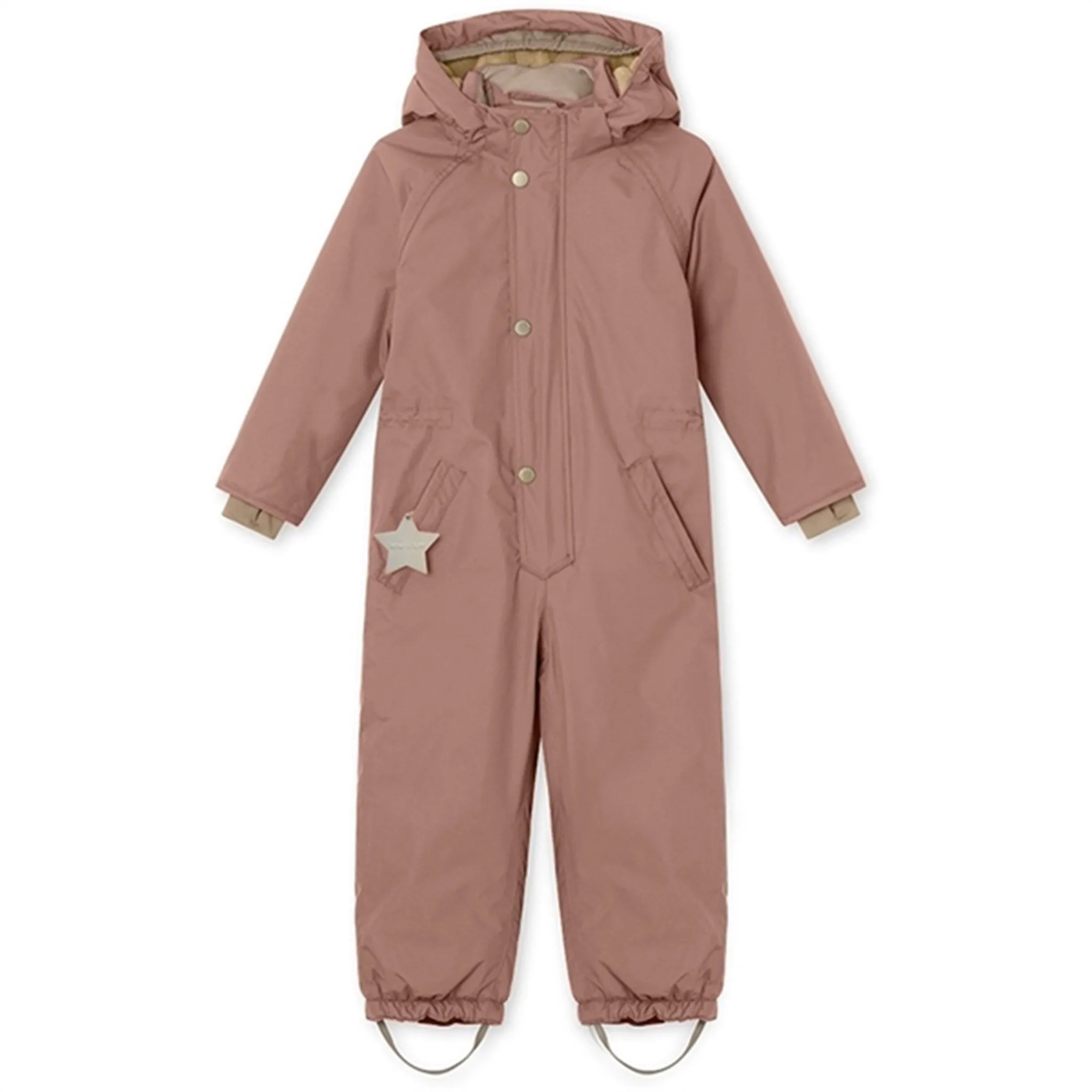 Hip-Length MINI A TURE Wanni Fleece Snow Suit Wood Rose