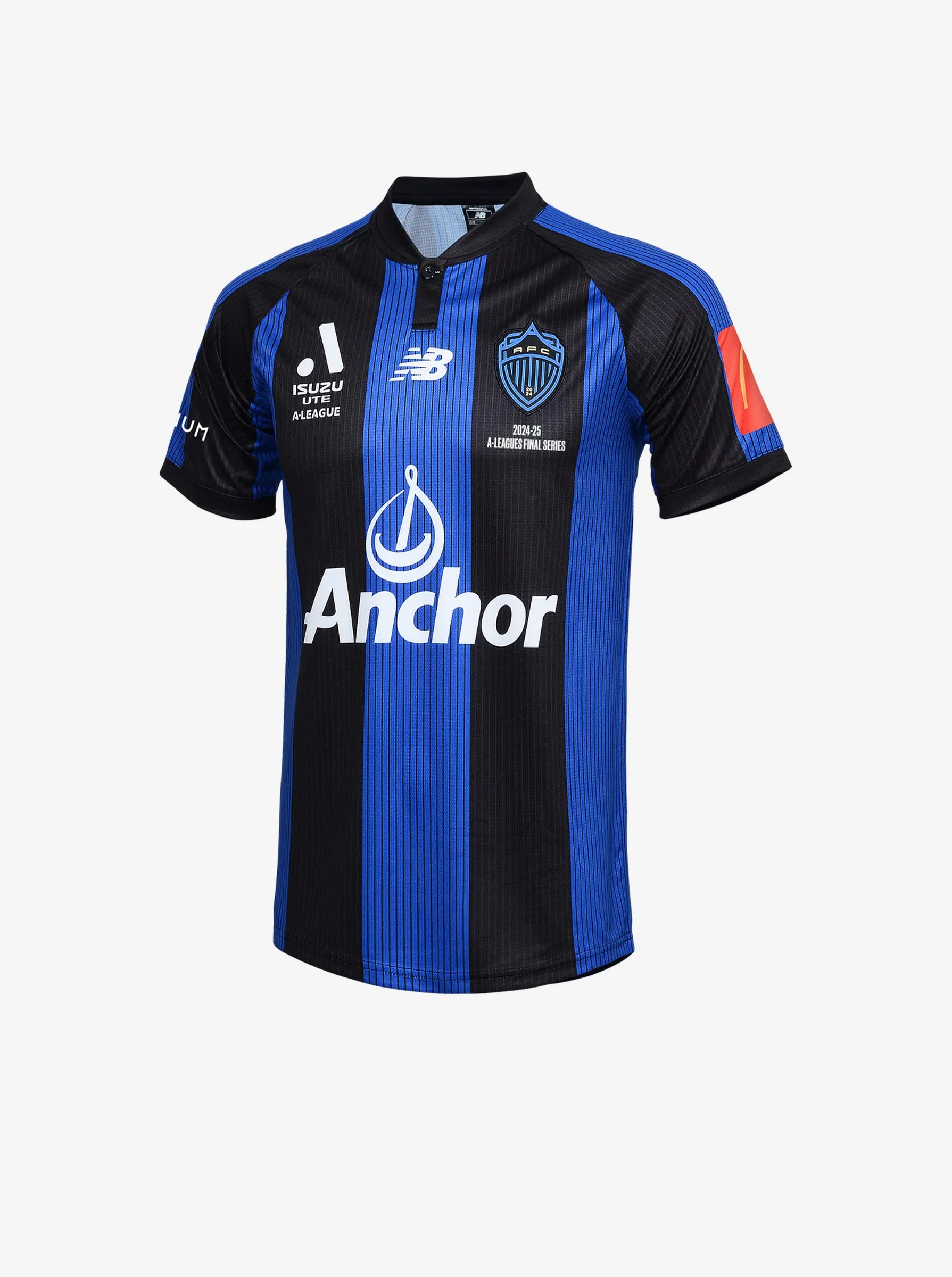 Auckland FC Finals Jersey Youth packaging venue Linen