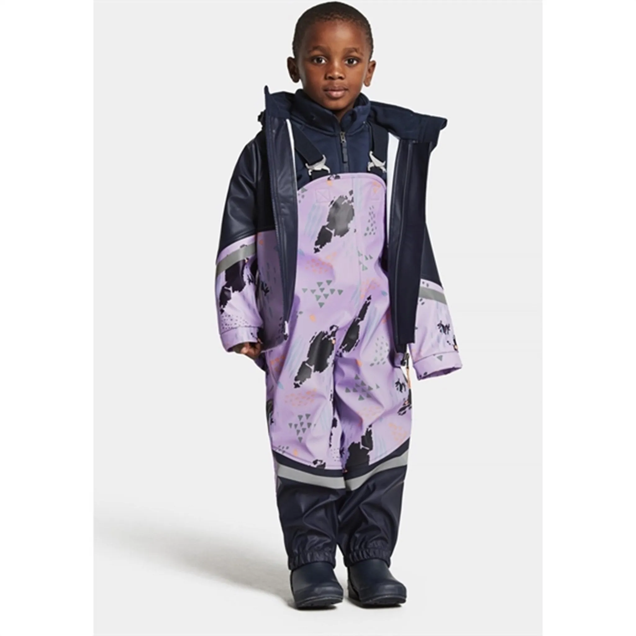 Layer Friendly Outfit Didriksons Waterman Grundsund Purple Rain Set