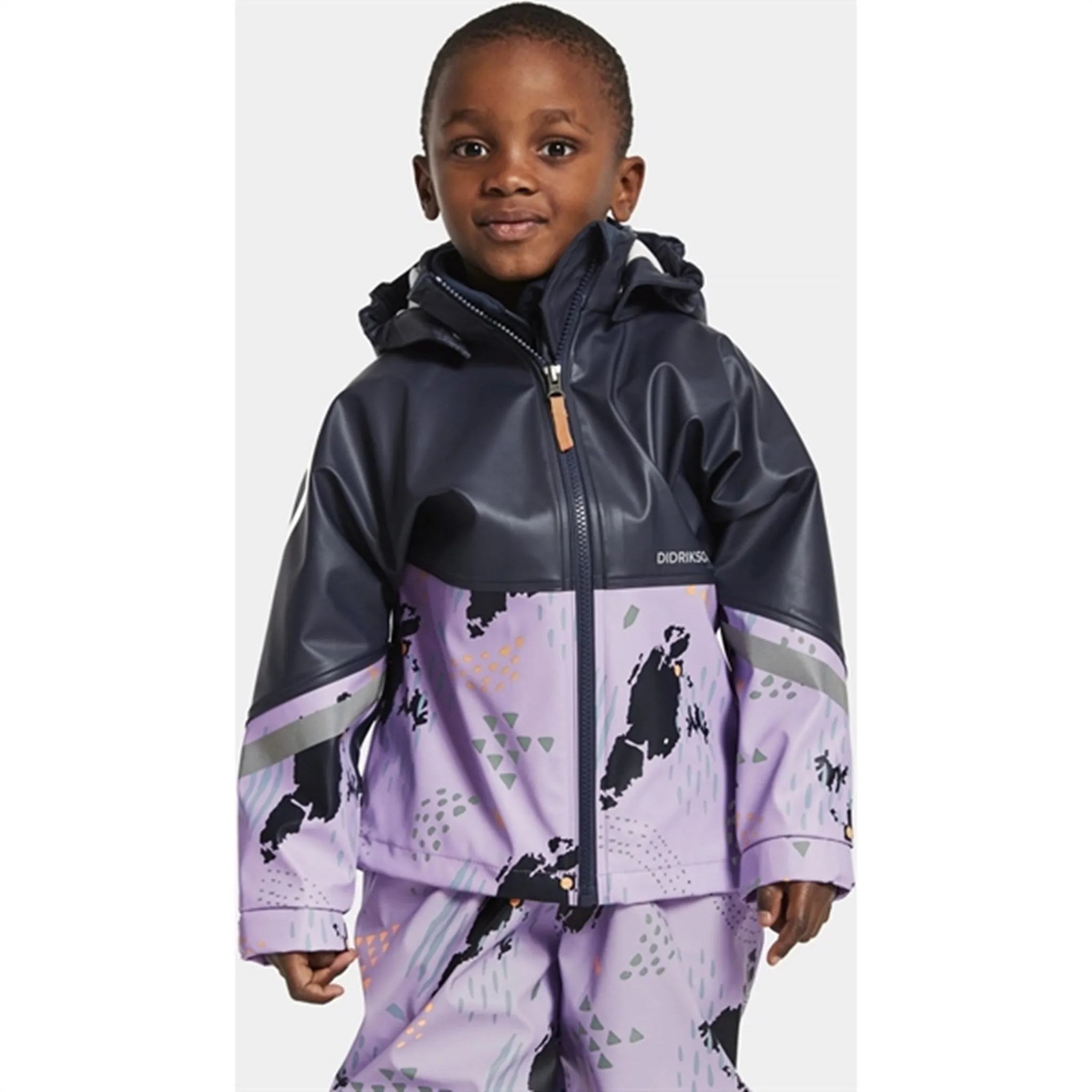 Windproof Casual Style Didriksons Waterman Grundsund Purple Rain Set