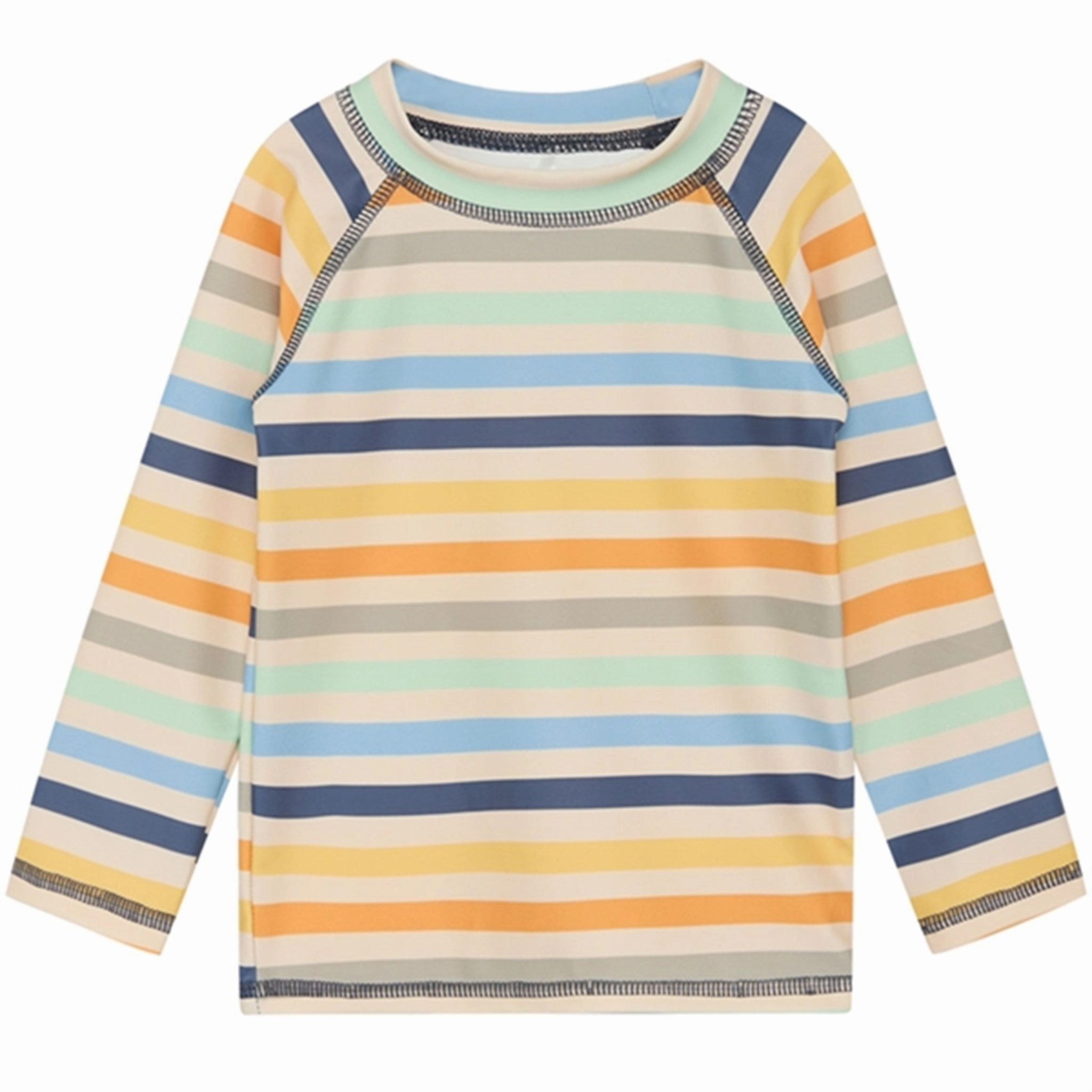 Hust & Claire Peony Blue Maiak Swim Blouse Wrinkle Free Fabric Shelf Bra Design